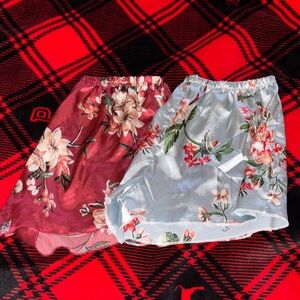Satin SHEIN pajama shorts